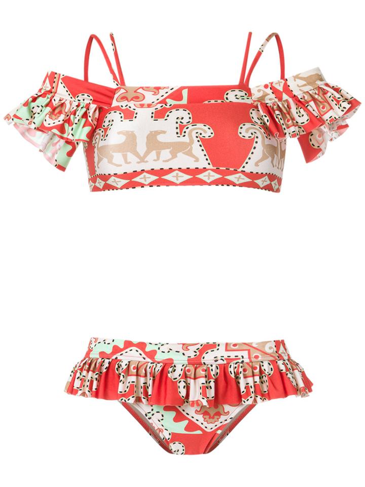 Adriana Degreas Off Shoulder Printed Bikini Set - Unavailable