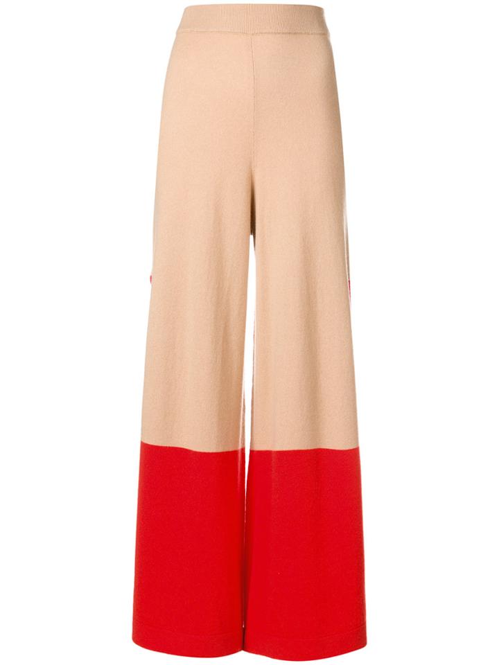Temperley London Explorer Knit Trousers - Nude & Neutrals
