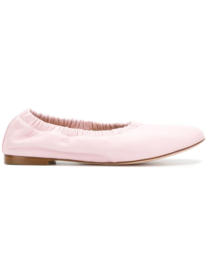 Stuart Weitzman Gina Ballerinas - Pink & Purple