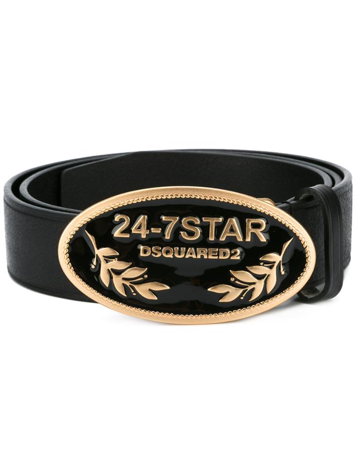 Dsquared2 Cintura Vacchetta Belt - Black