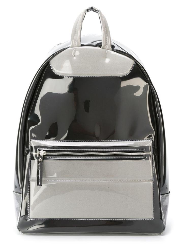 Maison Margiela Colour Block Backpack, Black, Leather/plastic