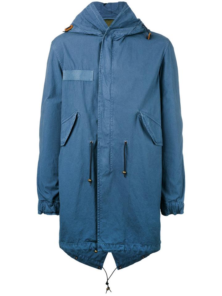 Mr & Mrs Italy Hooded Parka, Size: Small, Blue, Cotton