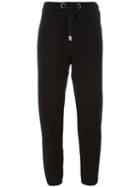 Twin-set Drawstring Track Pants, Women's, Size: Xxs, Black, Cotton