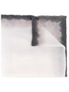 Frayed Scarf - Women - Modal/virgin Wool - One Size, Nude/neutrals, Modal/virgin Wool, Faliero Sarti