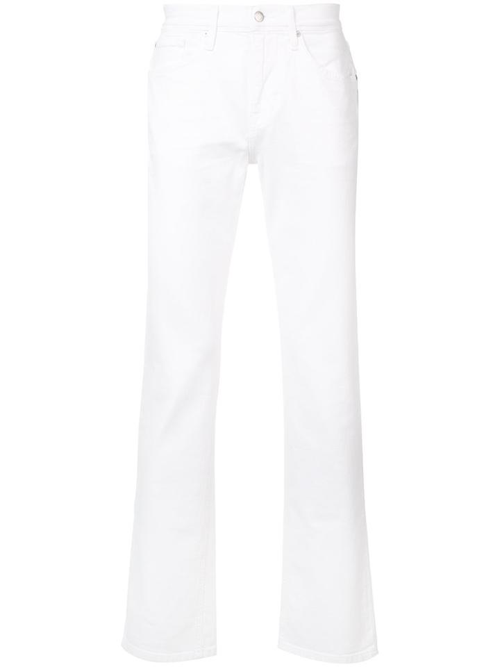 Joe's Jeans Straight Jeans, Men's, Size: 33, White, Cotton/spandex/elastane