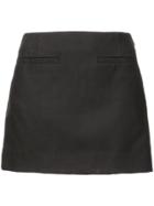 Vera Wang Structured Mini Skirt - Black