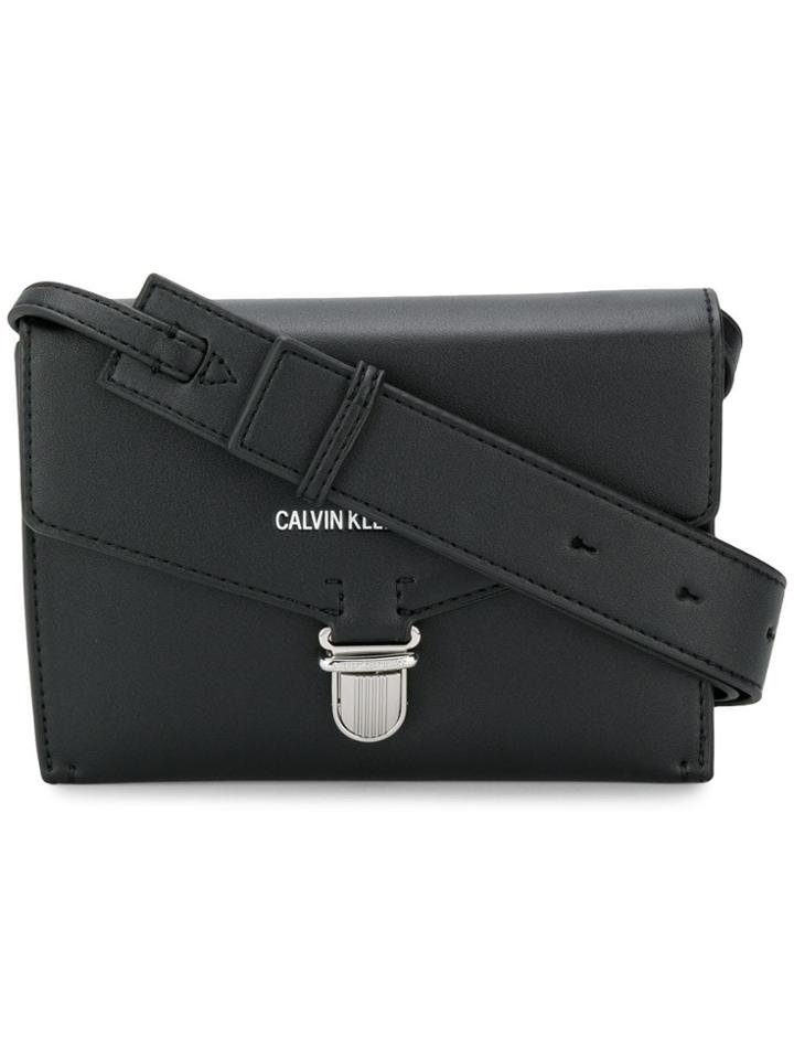 Ck Jeans Envelope Shoulder Bag - Black
