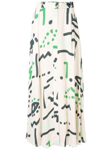 Layeur Belted Waist Skirt - Neutrals