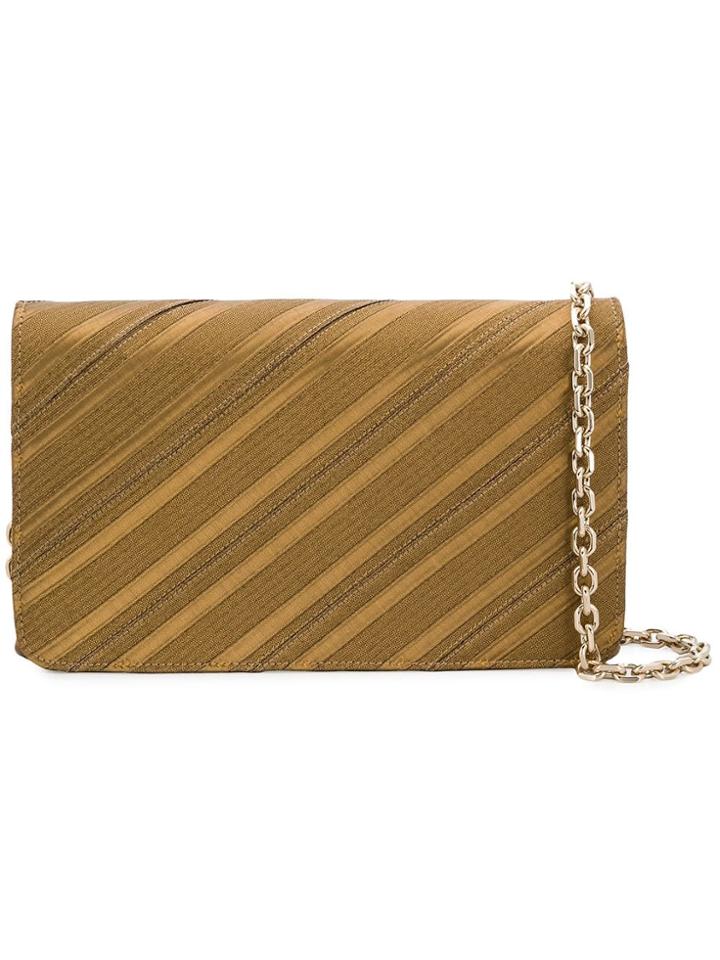 Casadei Velvetop Clutch Bag - Metallic