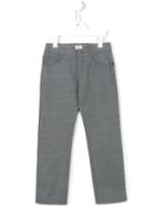 Armani Junior - Micro Pattern Trousers - Kids - Cotton - 5 Yrs, Grey