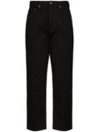 Valentino 2099 Logo Print Slim Jeans - Black