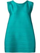 Pleats Please By Issey Miyake Plissé Trapeze Top - Green