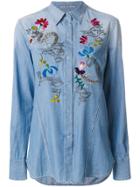Ermanno Scervino Embroidered Shirt - Blue