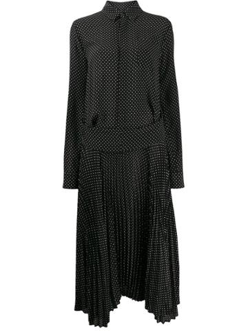 Plan C Spotted Dress - Black