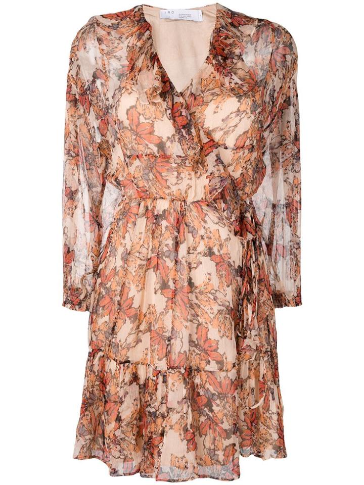 Iro Pacify Printed Dress - Orange