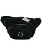 Moncler Logo Plaque Belt Bag - Black