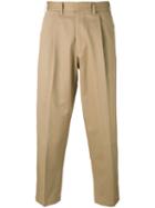 The Gigi Craig Cropped Trousers, Men's, Size: 52, Nude/neutrals, Cotton