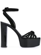Giuseppe Zanotti Design Embellished Platform Sandals - Black