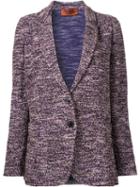 Missoni Loose-fit Blazer, Women's, Size: 46, Cotton/polyester/viscose/wool