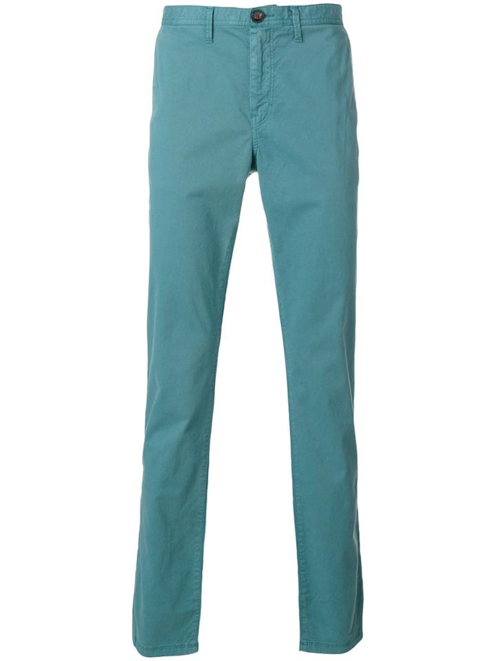 Michael Michael Kors Straight Leg Chinos - Green
