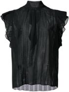 Ulla Johnson Ruffled Top - Black