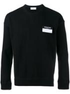 Ami Alexandre Mattiussi Logo Patch Jumper, Men's, Size: Large, Black, Cashmere/merino