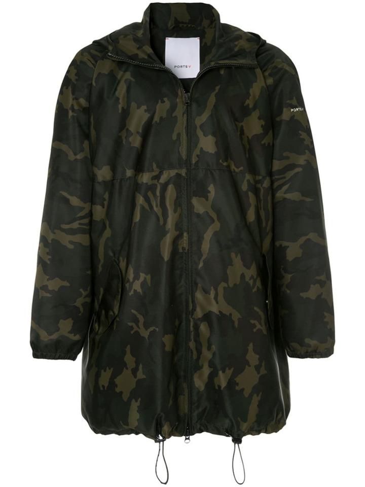 Ports V Camouflage Jacket - Green