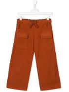 Chloé Kids Corduroy Trousers - Yellow & Orange