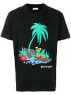 Palm Angels Palm Island T-shirt - Black
