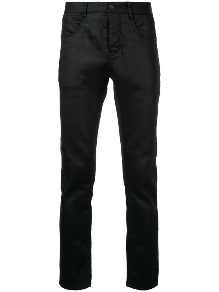 Kazuyuki Kumagai Classic Fitted Trousers - Black