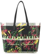 Burberry Large Reversible Doodle Tote Bag - Black