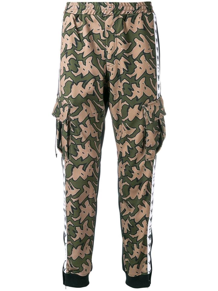 Pam Perks And Mini Camouflage Print Track Pants - Green