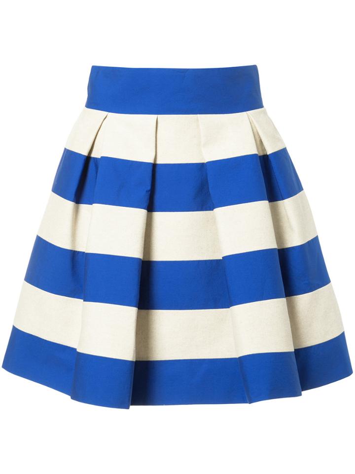 Delpozo Striped Skirt - Blue