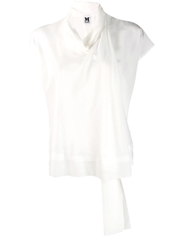 M Missoni Drape Panel Blouse - White