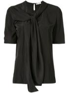 Lanvin Tie Neck Blouse - Black