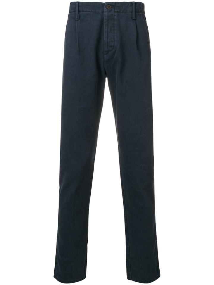 Fortela Slim-fit Chino Trousers - Blue