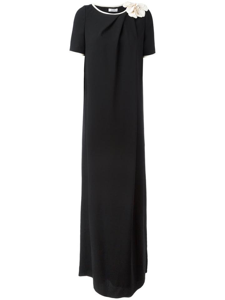 Lanvin Embellished Shoulder Dress - Black