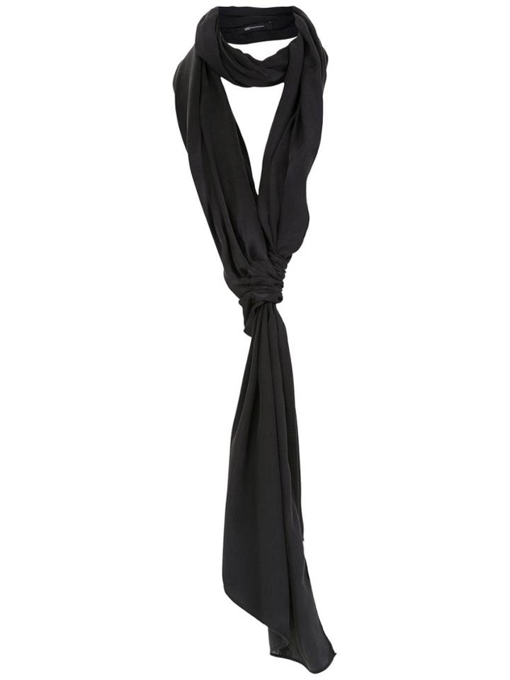 Uma Raquel Davidowicz Silk Dylan Scarf - Black