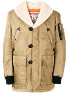 Dsquared2 Padded Shearling Jacket - Nude & Neutrals