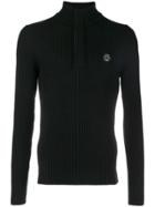 Philipp Plein Turtle Neck Jumper - Black