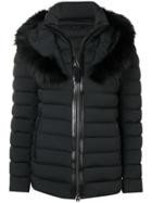 Mackage Fox Fur Hooded Padded Coat - Black