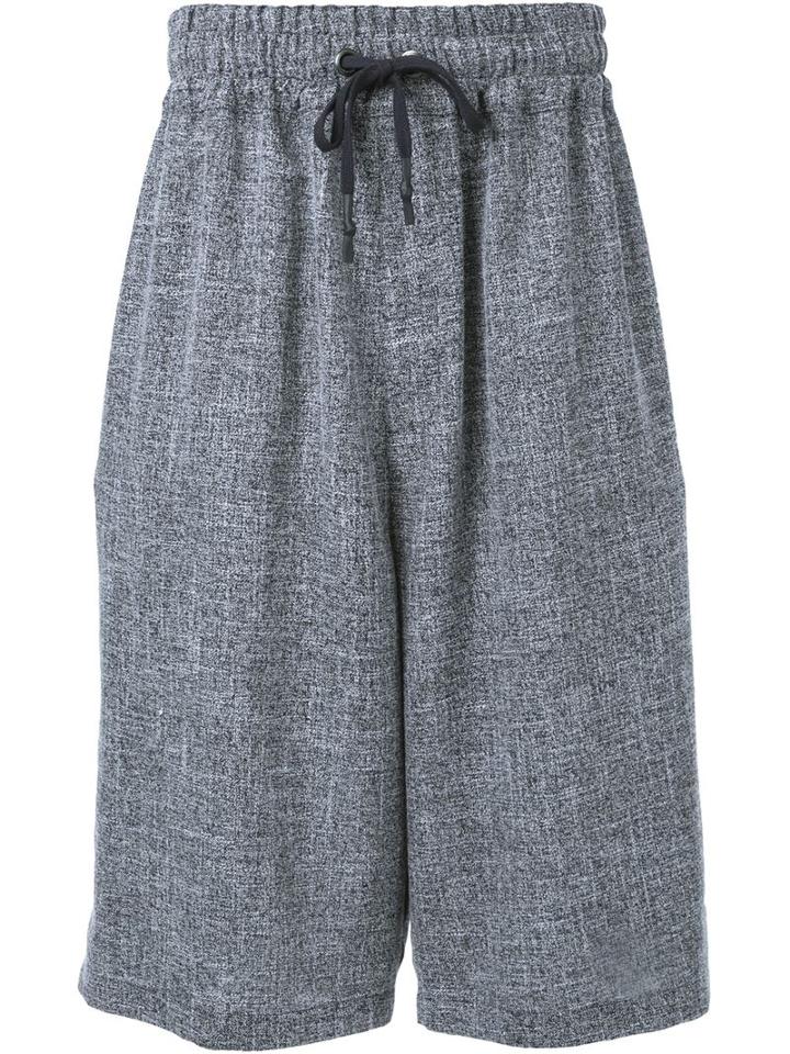 Strateas Carlucci Macro Shorts, Men's, Size: Medium, Grey, Linen/flax/viscose
