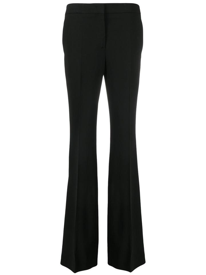 Moschino High-waisted Flared Trousers - Black