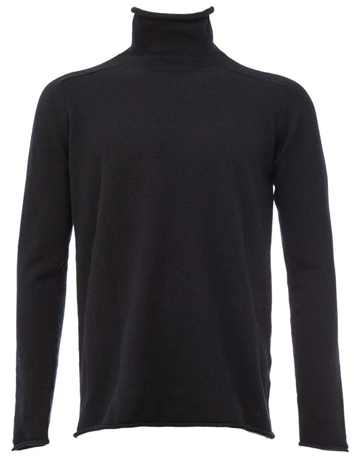 Roberto Collina Turtleneck Jumper, Men's, Size: 54, Black, Cashmere
