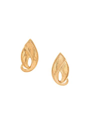 Susan Caplan Vintage 1970s 22kt Gold-plated D'orlan Earrings