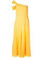 Goen.j One-shoulder Dress - Yellow