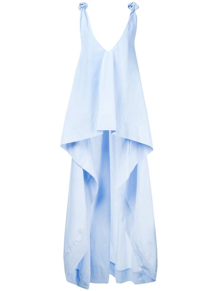 Natasha Zinko Long Asymmetric Top - Blue