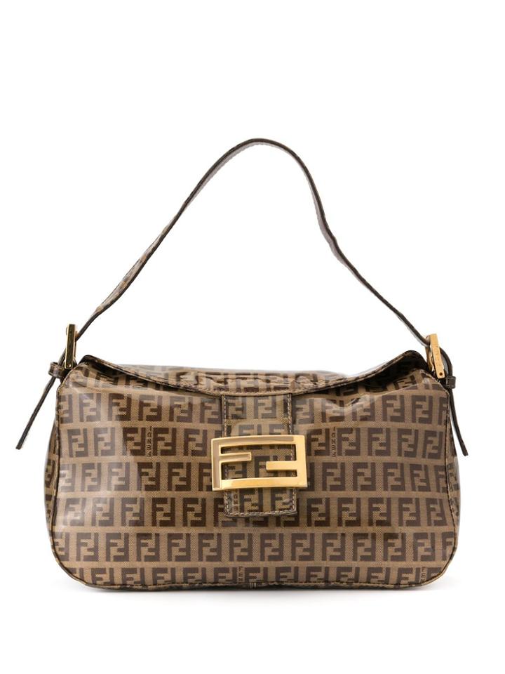 Fendi Pre-owned Zucca Pattern Hand Tote - Brown