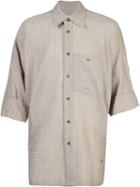 Vivienne Westwood Man - Freedom Shirt - Men - Cotton/linen/flax - 46, Nude/neutrals, Cotton/linen/flax