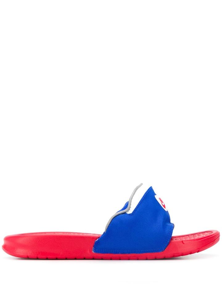 Nike Logo Pool Slides - Red